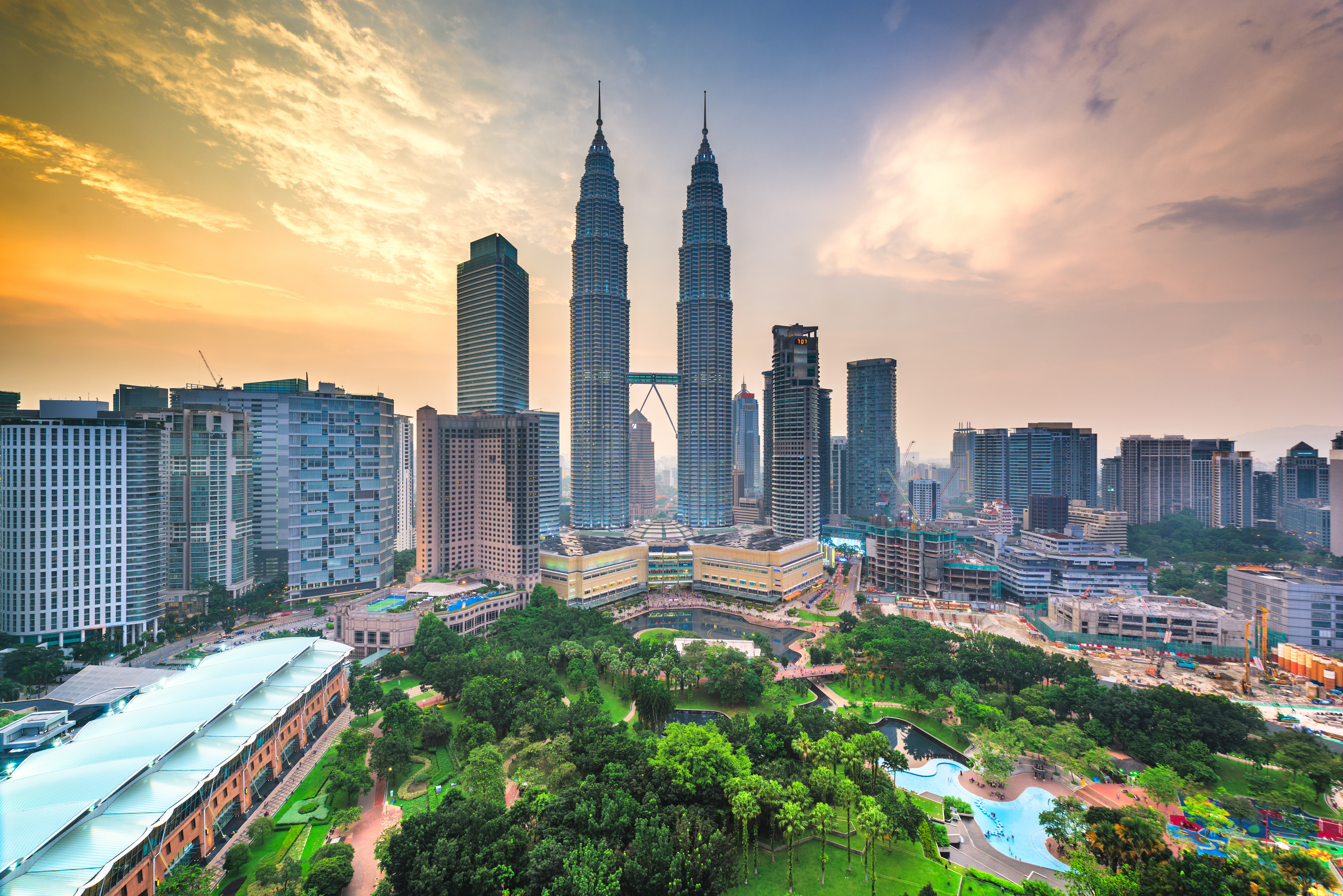 Petronas Twin Towers, Highlight project of the BAUER Group