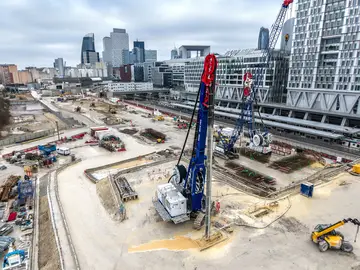 By 2027, the BAUER BCS 185 power pack will be used at several new stations on Line 15 of the Paris metro to carry out diaphragm wall works.